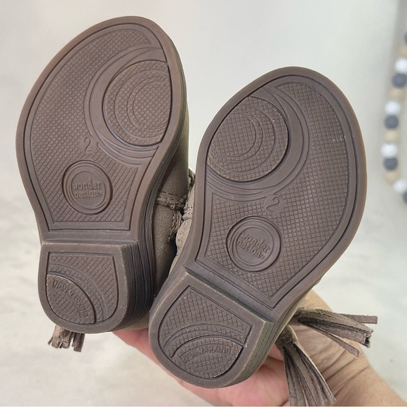 Wonder Nation Fashion Cowboy Boot (Infant Girls) color taupe size 2 - Picture 7 of 7